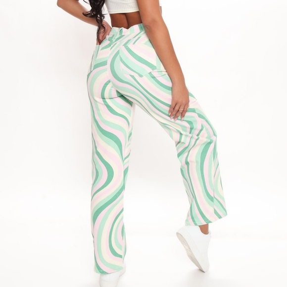 So Hypnotic Stretch Straight Leg Jeans - Multi Color - Picture 3 of 6